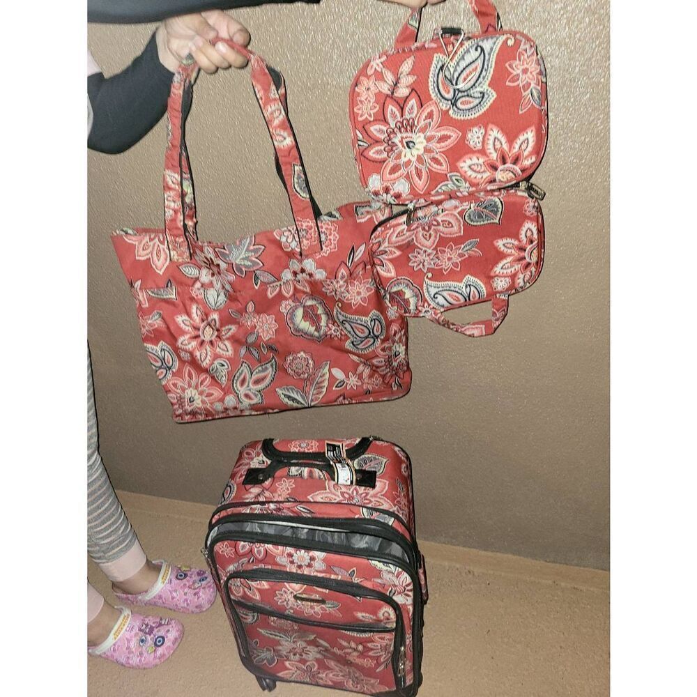 3-piece floral travel pack